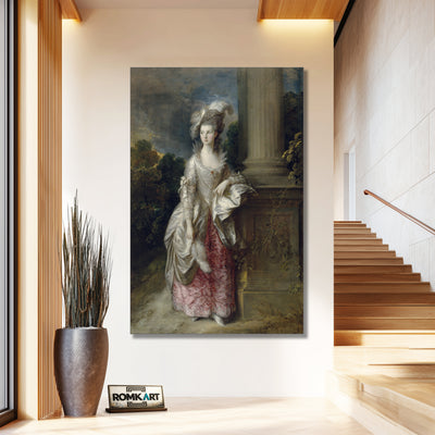 Thomas Gainsborough Portrait Of Mrs Mary Graham 1775 – Reproduction