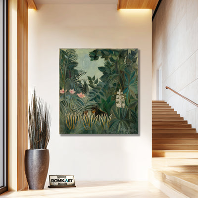 Henri Rousseau The Equatorial Jungle 1909 – Reproduction