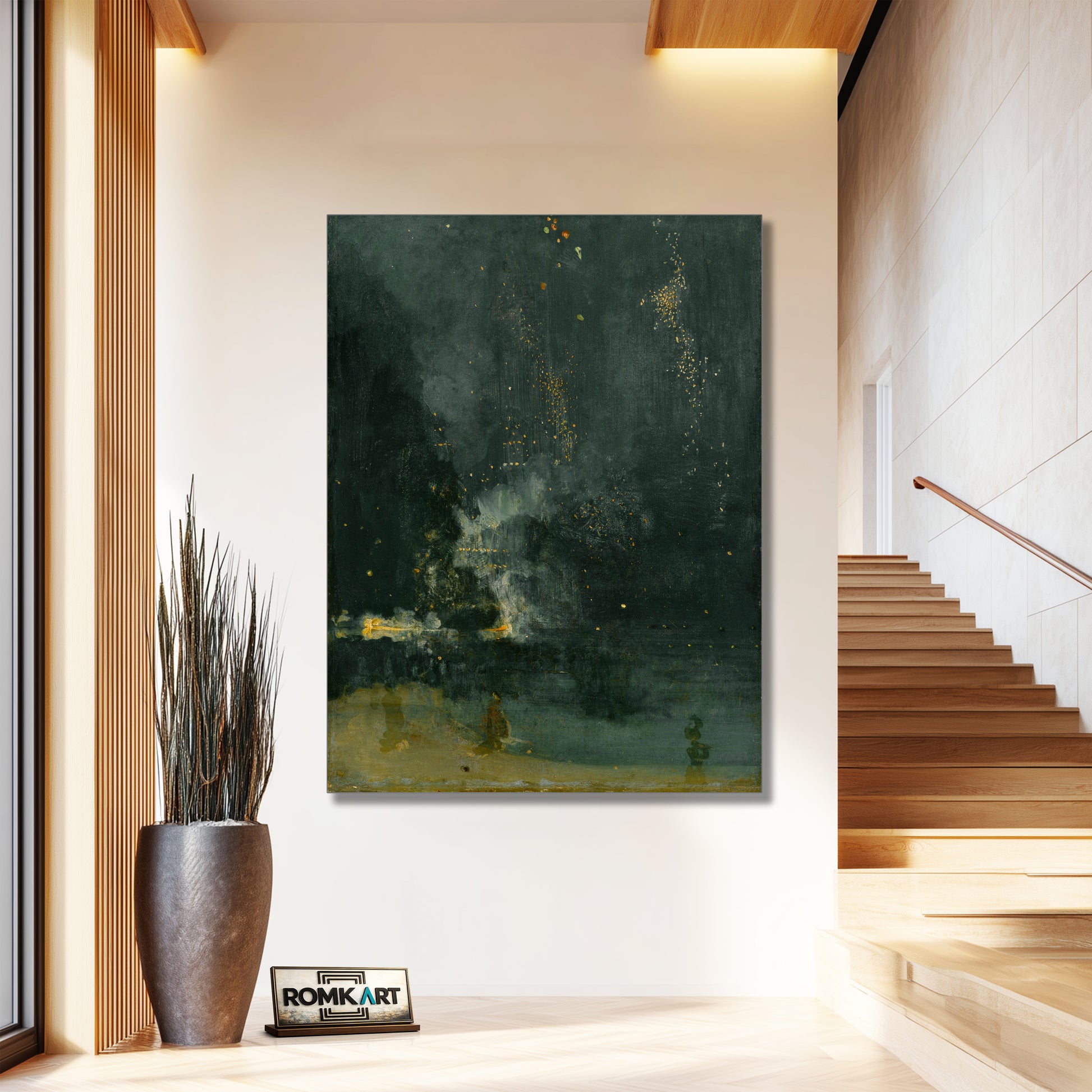 James Mcneill Whistler Nocturne In Black And Gold The Falling Rocket – Reproduction