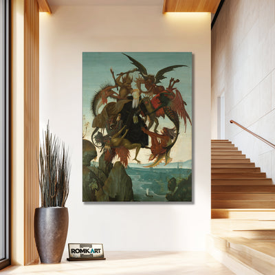Michelangelo The Torment Of Saint Anthony 1487-1488 – Reproduction