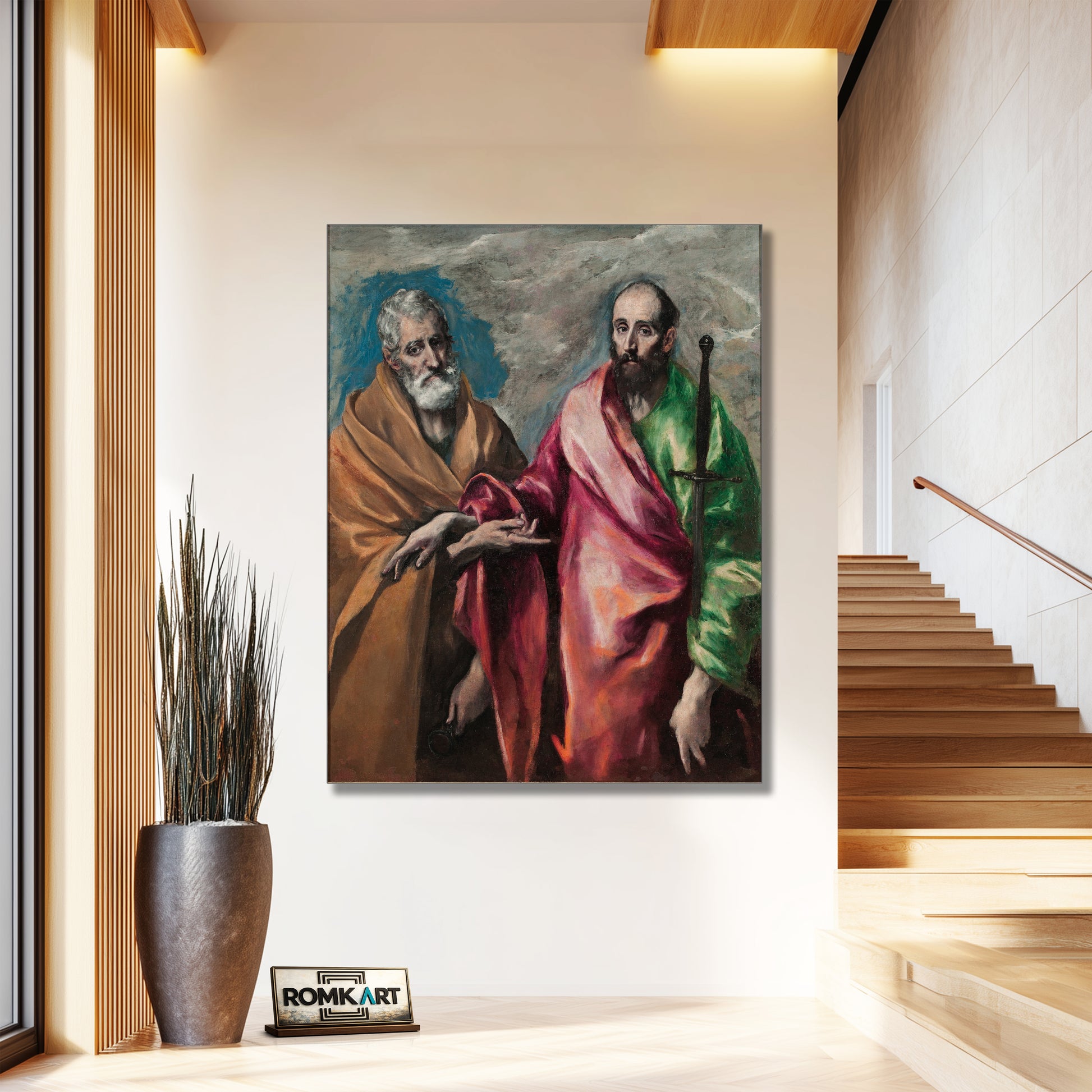El Greco Saint Peter And Saint Paul 1590 Barcelona – Reproduction