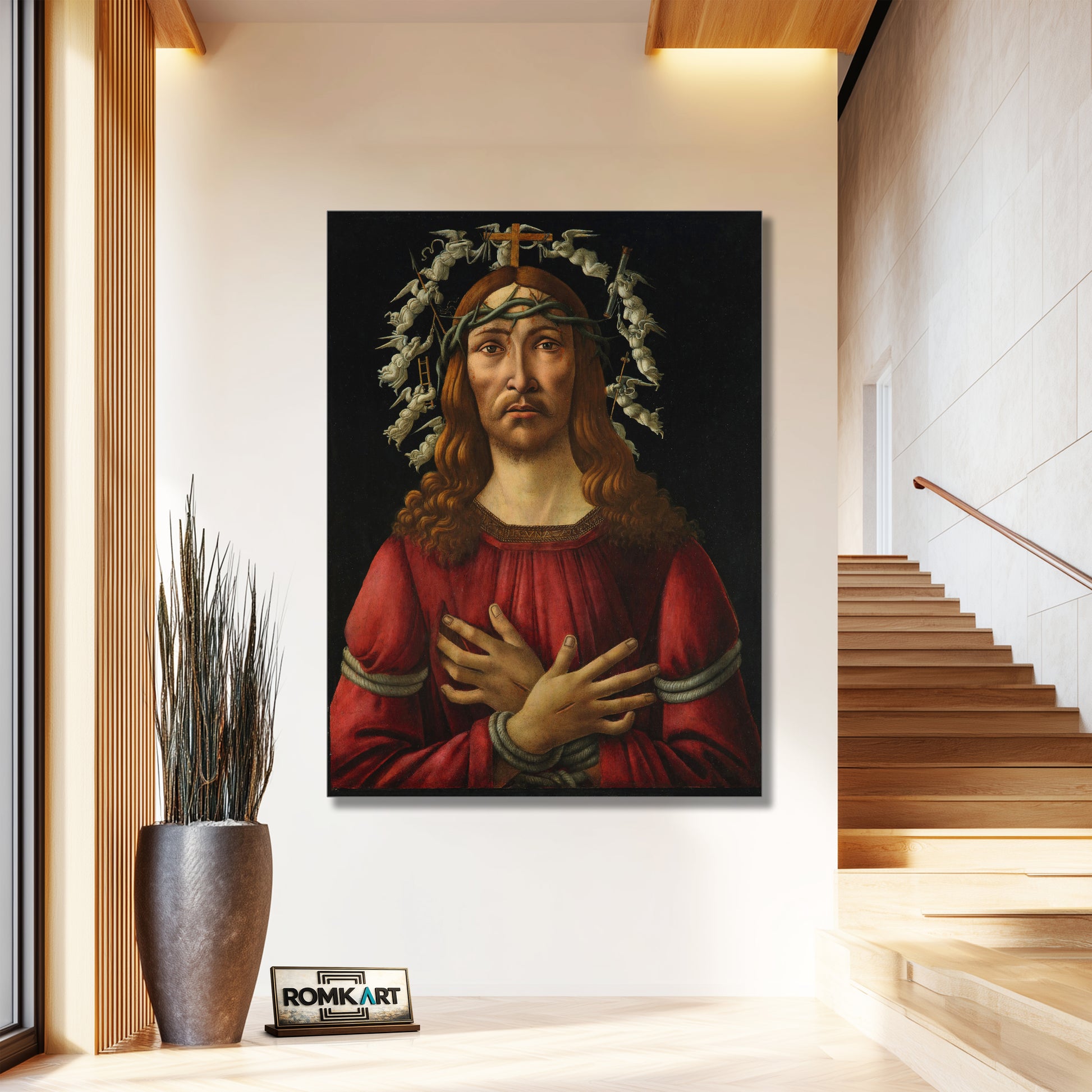 Sandro Botticelli Man Of Sorrows 1500 – Reproduction