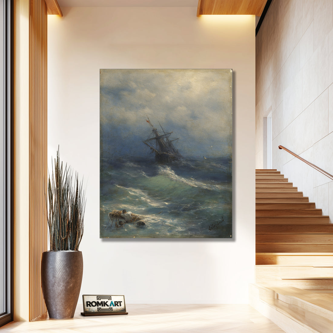 Ivan Aivazovsky Stormy Sea – Reproduction