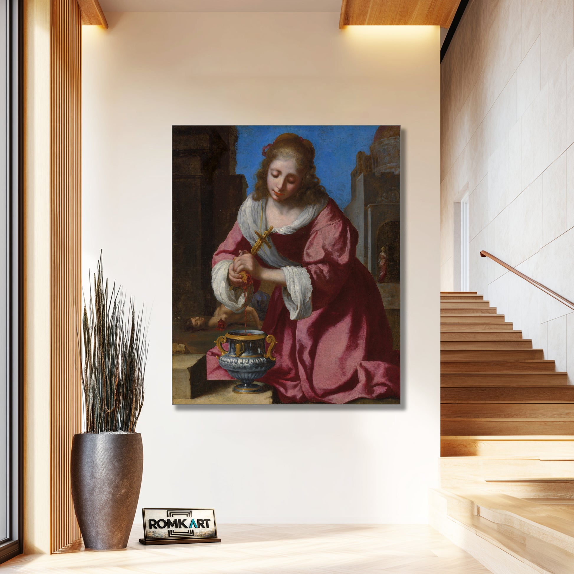 Johannes Vermeer Saint Praxedis 1655 – Reproduction