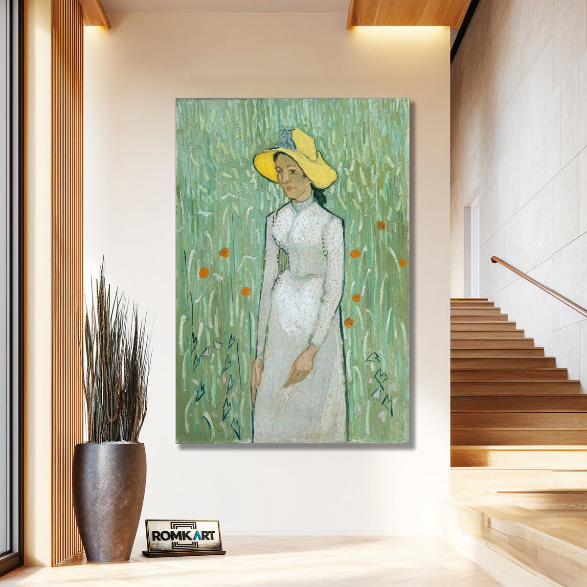 Vincent Van Gogh Girl In White 1890 – Reproduction