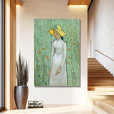 Vincent Van Gogh Girl In White 1890 – Reproduction