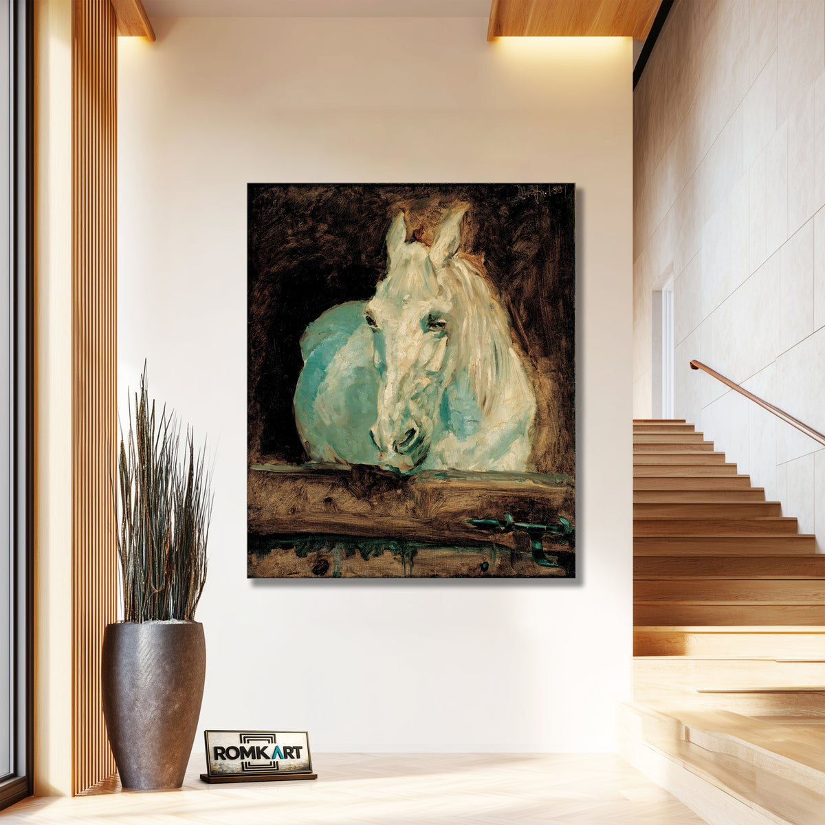 Henri De Toulouse-lautrec Lautrec - The White Horse Gazelle 1881 – Reproduction