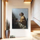 Johannes Vermeer A Young Woman Seated At The Virginals 1670-1672 – Reproduction