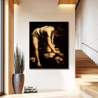 Caravaggio David And Goliath 1600 – Reproduction