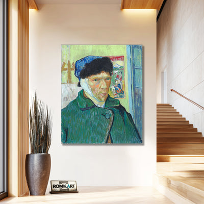 Vincent Van Gogh Self-portrait With Bandaged Ear 1889 – Reproduction
