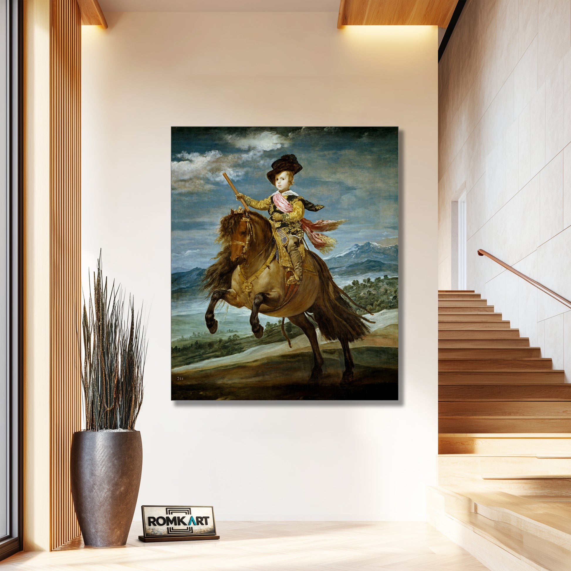 Diego Velazquez Equestrian Portrait Of Prince Balthasar – Reproduction
