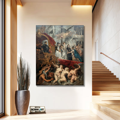 Peter Paul Rubens The Disembarkation At Marseilles C 1622-1625 – Reproduction