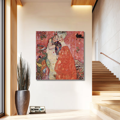 Gustav Klimt Girlfriends 1916-17 – Reproduction