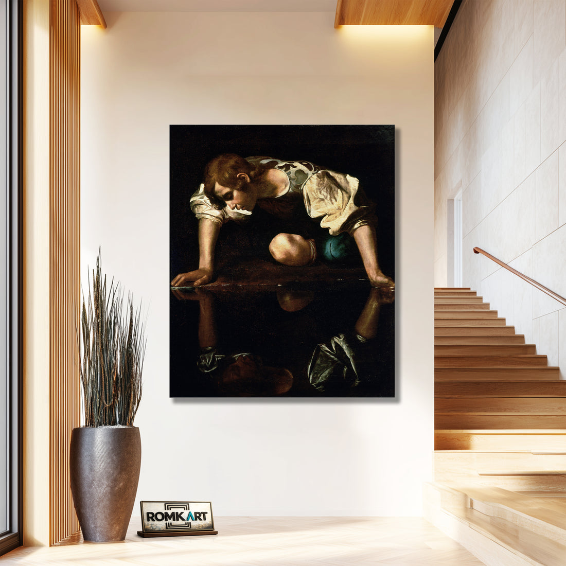 Caravaggio Narcissrus 1597-1599 – Reproduction