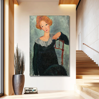 Amedeo Modigliani Woman With Red Hair – Reproduction