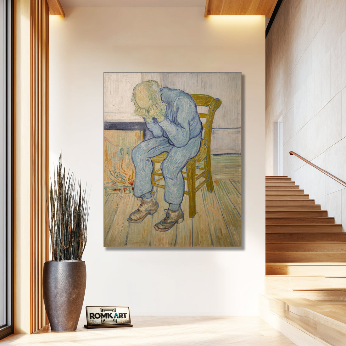 Vincent Van Gogh Sorrowing Old Man - At Eternity's Gate 1890 – Reproduction