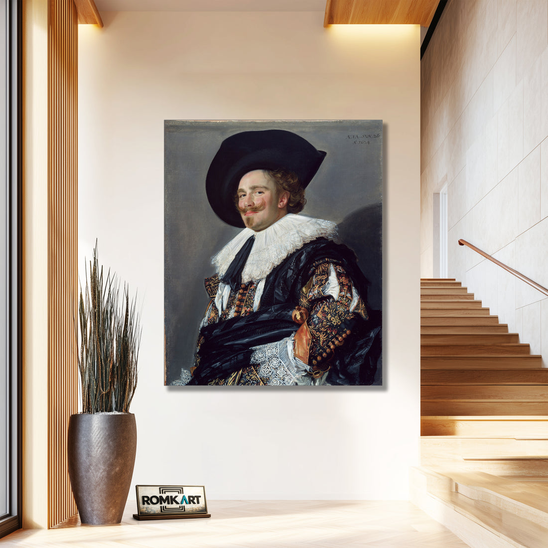 Frans Hals Laughing Cavalier 1624 – Reproduction