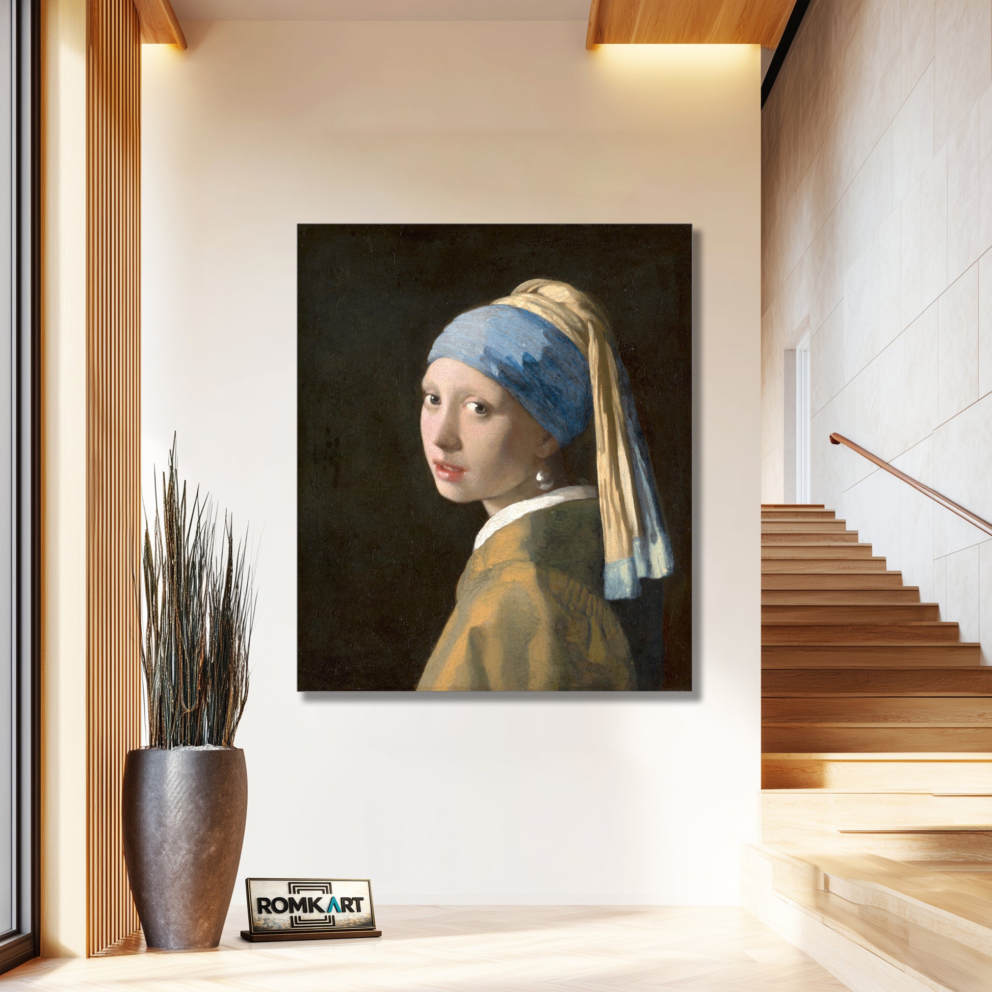 Johannes Vermeer Girl With A Pearl Earring Vermeers – Reproduction