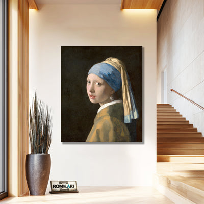 Johannes Vermeer Girl With A Pearl Earring Vermeers – Reproduction
