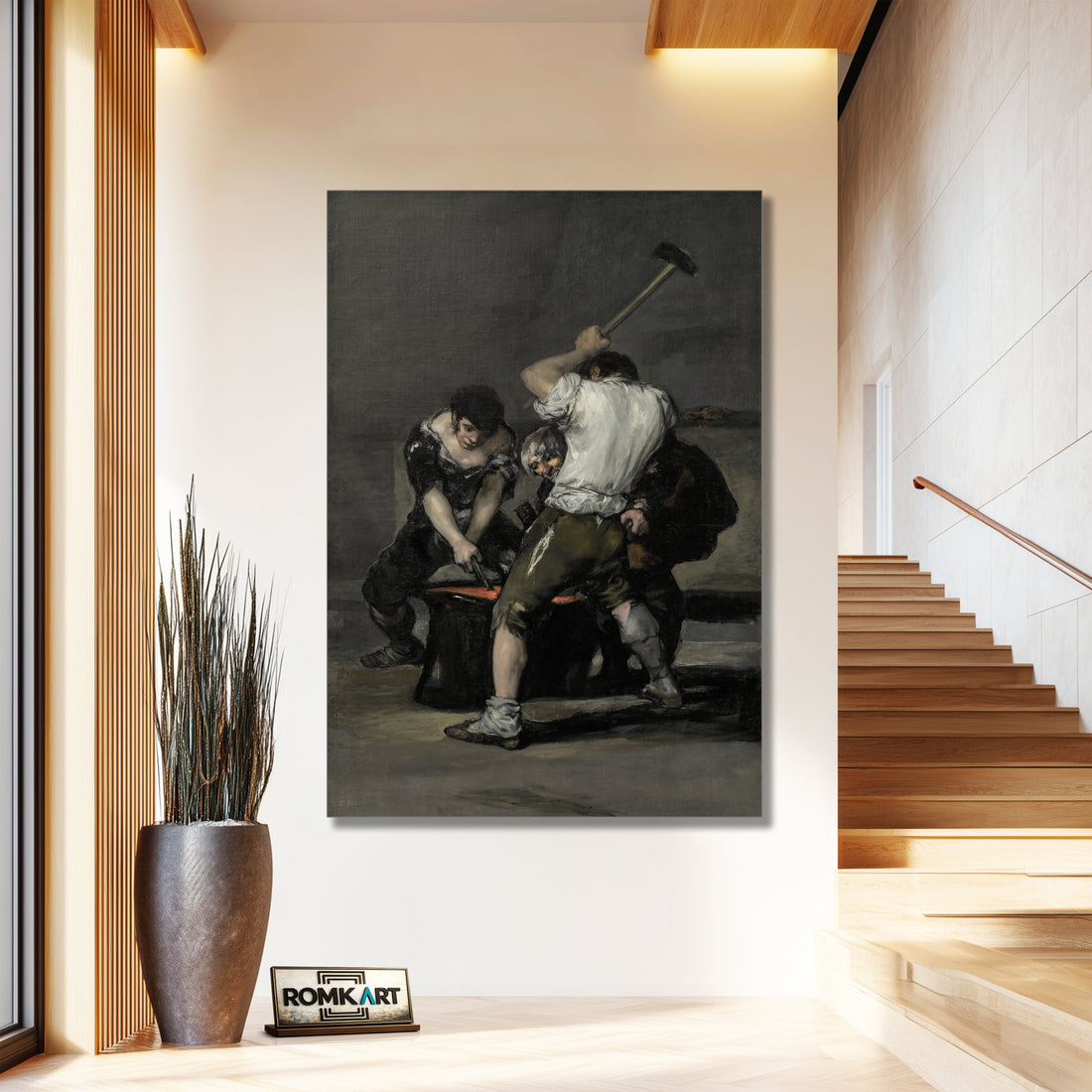 Francisco De Goya The Forge 1815-1820 – Reproduction