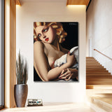 Tamara De Lempicka Woman With Dove – Reproduction