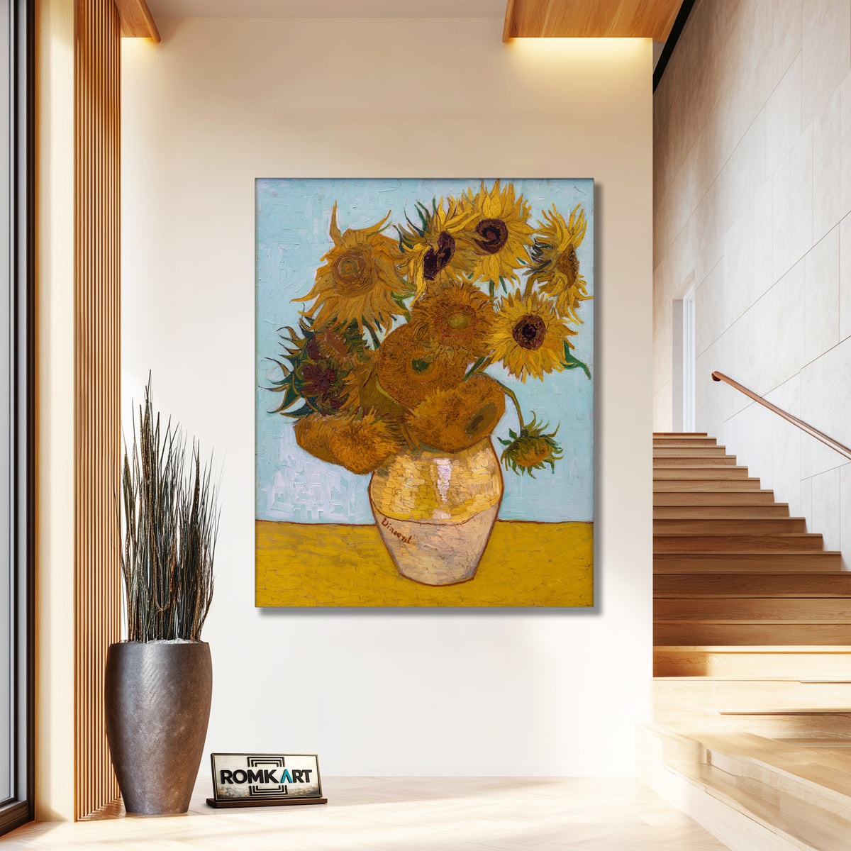 Vincent Van Gogh Still Life Vase With Twelve Sunflowers 1888 – Reproduction