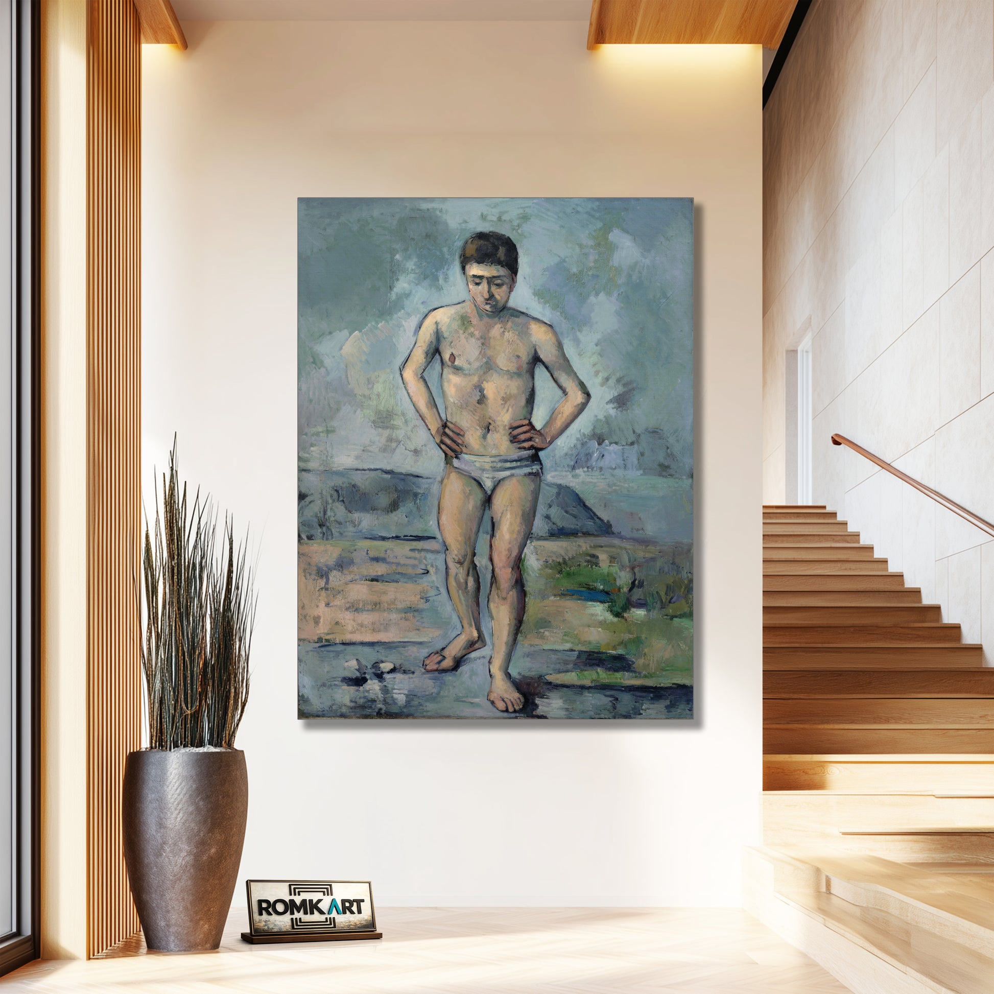 Paul Cezanne The Bather 1885 – Reproduction