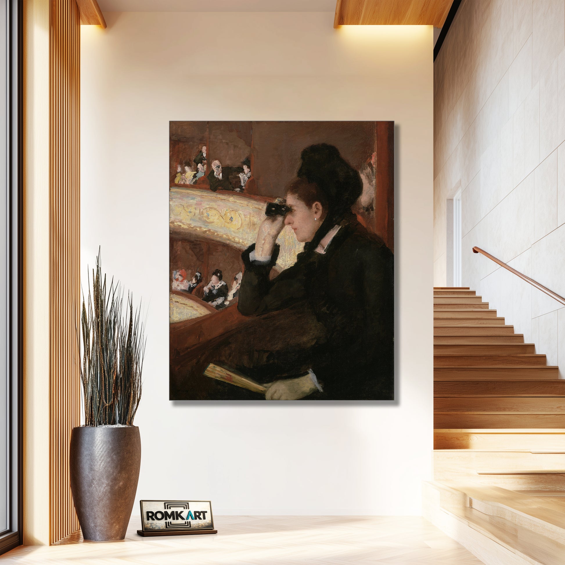 Mary Cassatt In The Loge 1878 – Reproduction