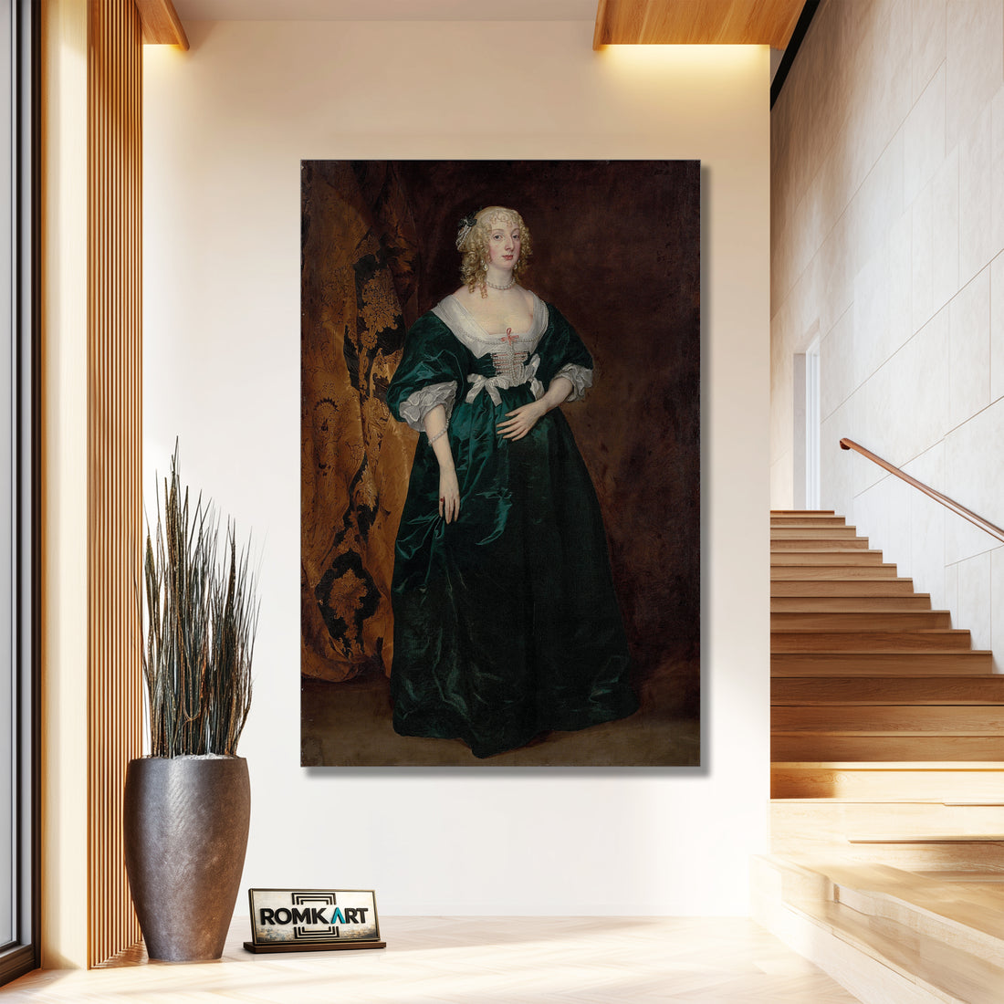 Anthony Van Dyck Anne Sophia. Countess of Carnarvon 1695 – Reproduction
