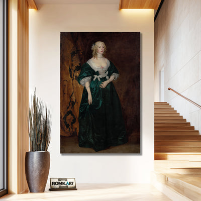 Anthony Van Dyck Anne Sophia. Countess of Carnarvon 1695 – Reproduction