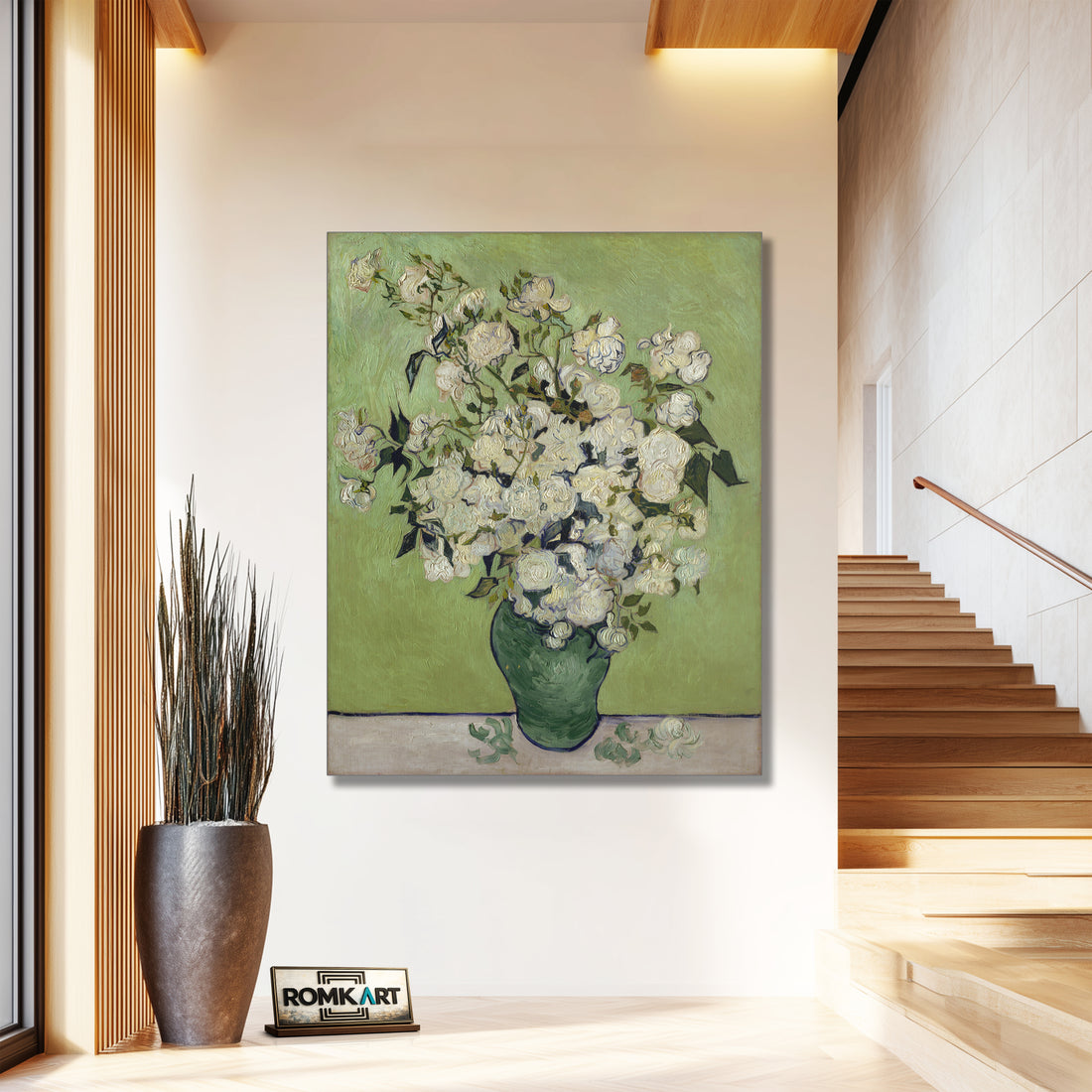 Vincent Van Gogh Vase Of Roses 1890 – Reproduction