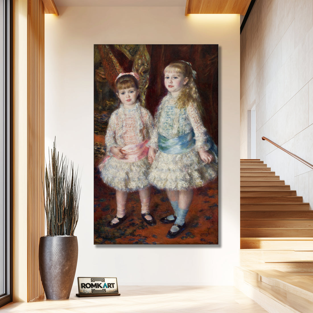 Pierre-auguste Renoir Pink And Blue 1881 – Reproduction