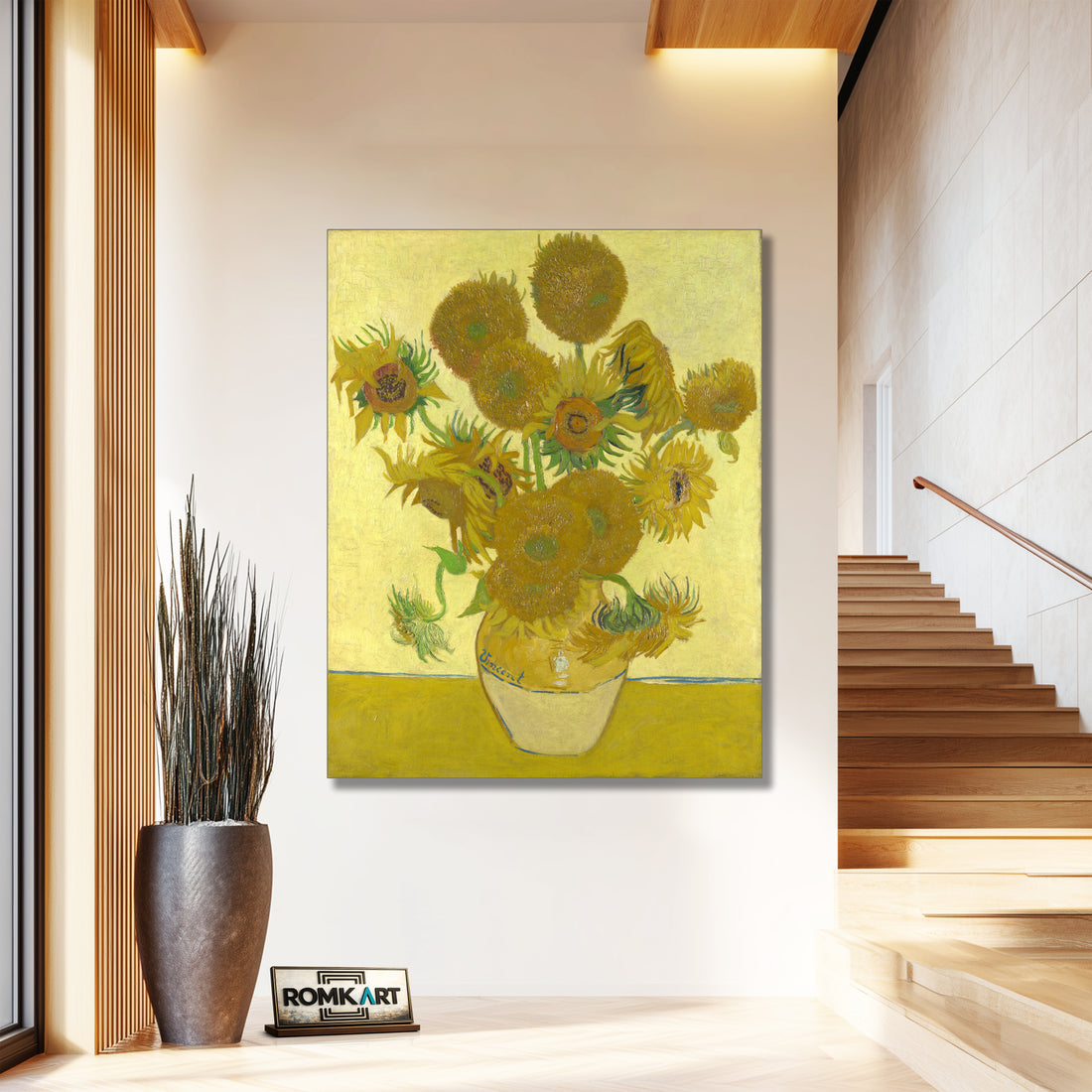 Vincent Van Gogh Still Life Vase With Fifteen Sunflowers 1888 – Reproduction