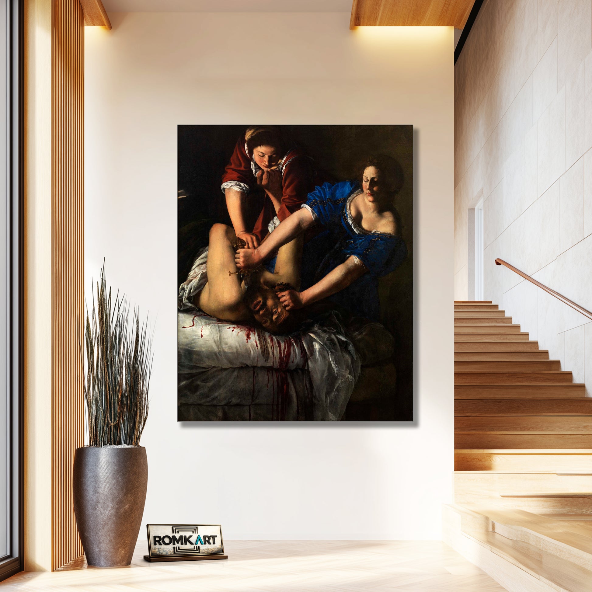 Artemisia Gentileschi Judith Beheading Holofernes 1613 Museo Di Capodimonte – Reproduction