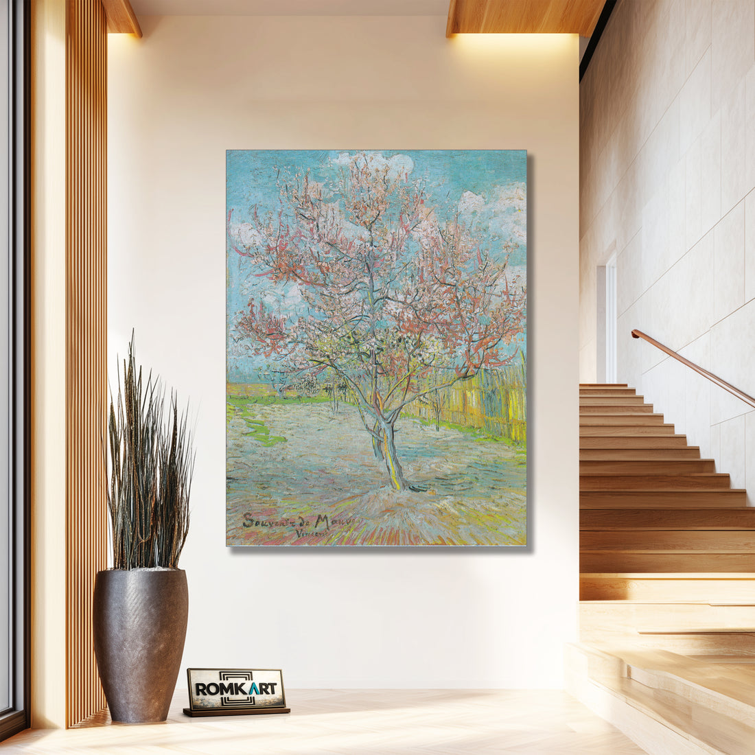 Vincent Van Gogh Pink Peach Tree In Blossom – Reproduction