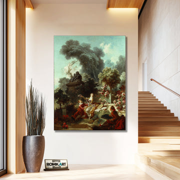 Jean-honor Fragonard The Progress Of Love The Lover Crowned 1771-72 – Reproduction