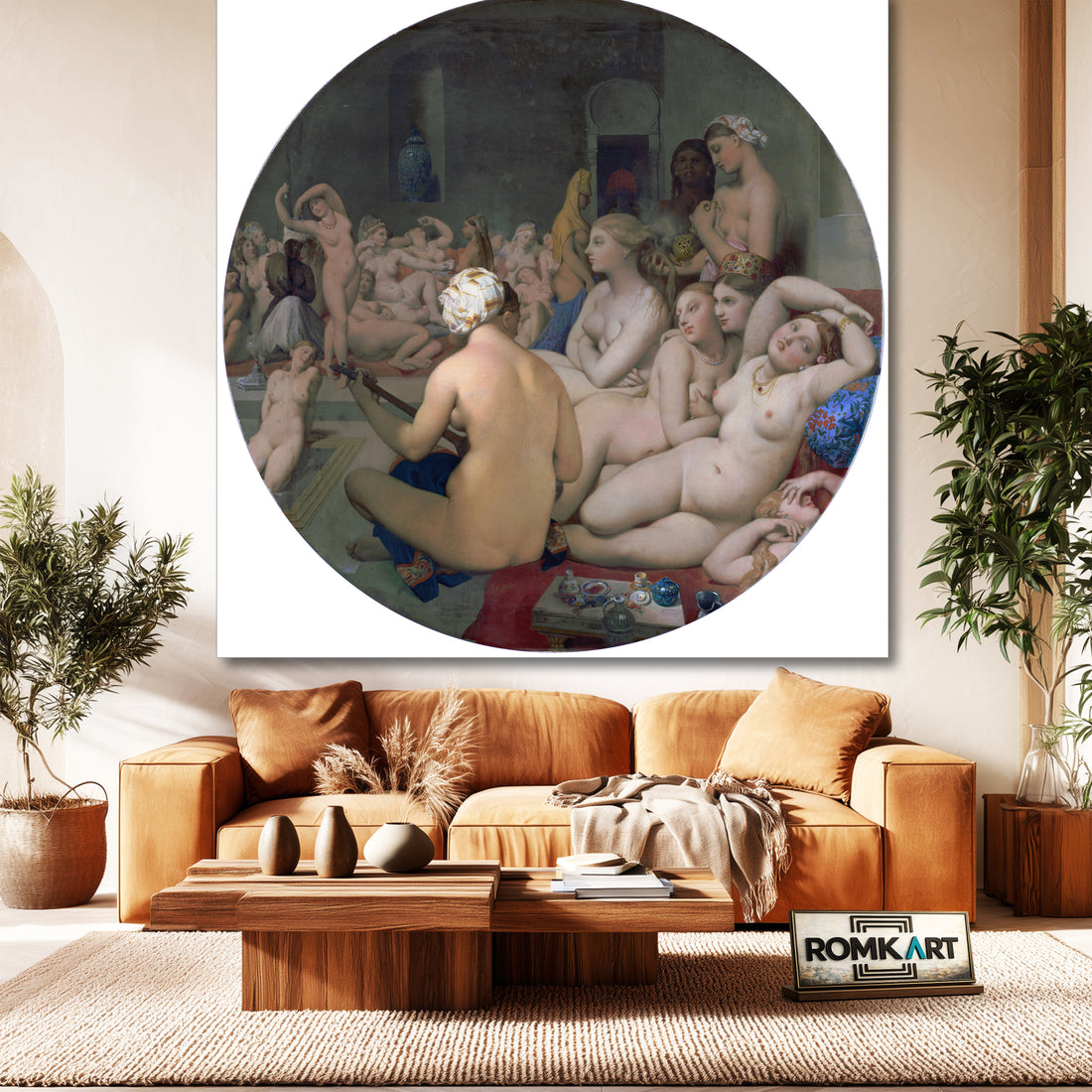 Jean Auguste Dominique Ingres The Turkish Bath 1814 – Reproduction