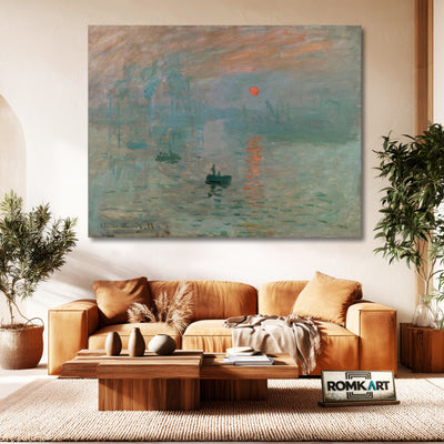 Claude Monet Impression Sunrise – Reproduction