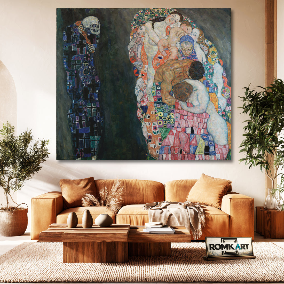 Gustav Klimt Death And Life C1910-1915 – Reproduction
