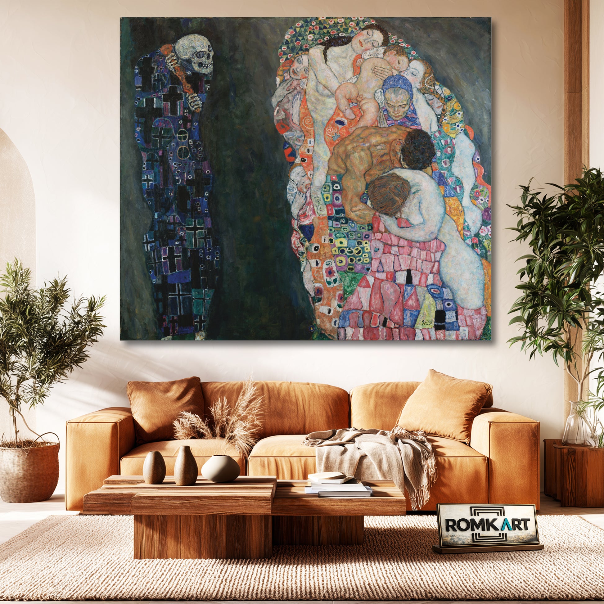 Gustav Klimt Death And Life C1910-1915 – Reproduction
