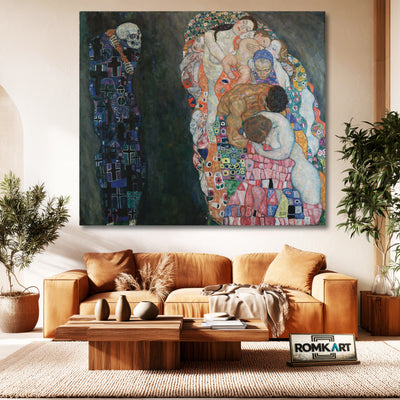 Gustav Klimt Death And Life C1910-1915 – Reproduction
