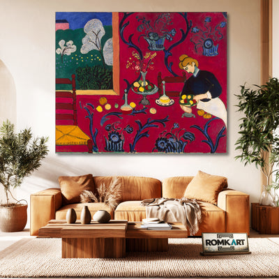 Henri Matisse The Dessert Harmony In Red 1908 – Reproduction