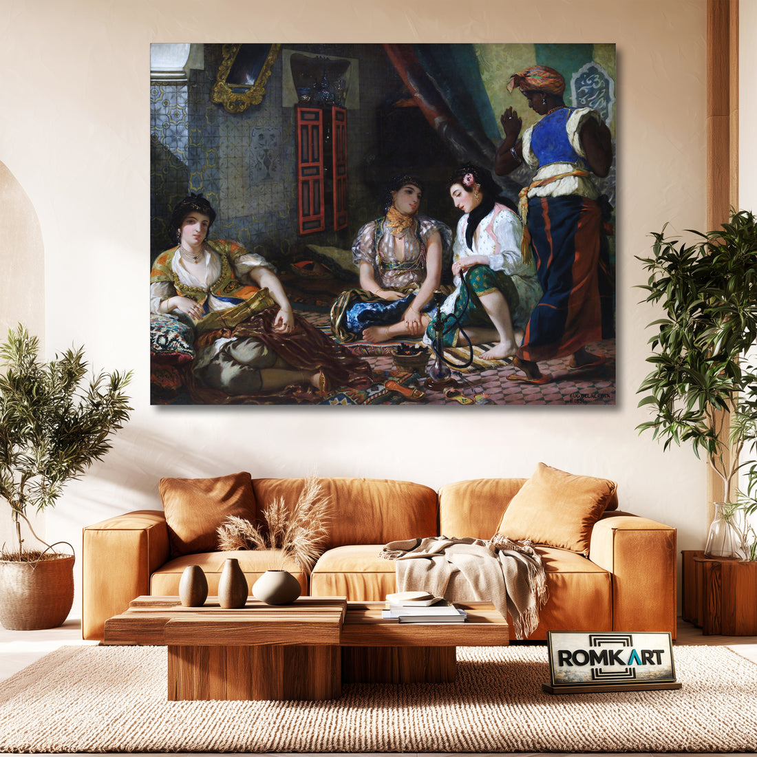Eugene Delacroix The Women Of Algiers 1834 – Reproduction
