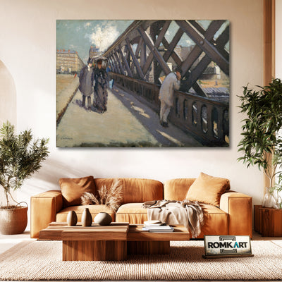 Gustave Caillebotte Le Pont De L'Europe -the Europe Bridge 1876 – Reproduction