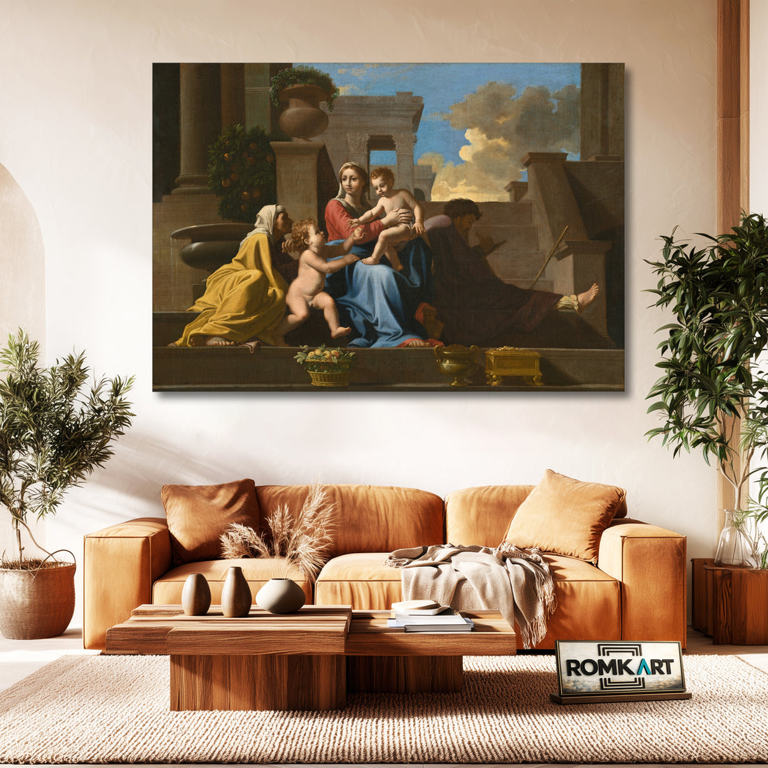 Nicolas Poussin The Holy Family On The Steps 1648 – Reproduction