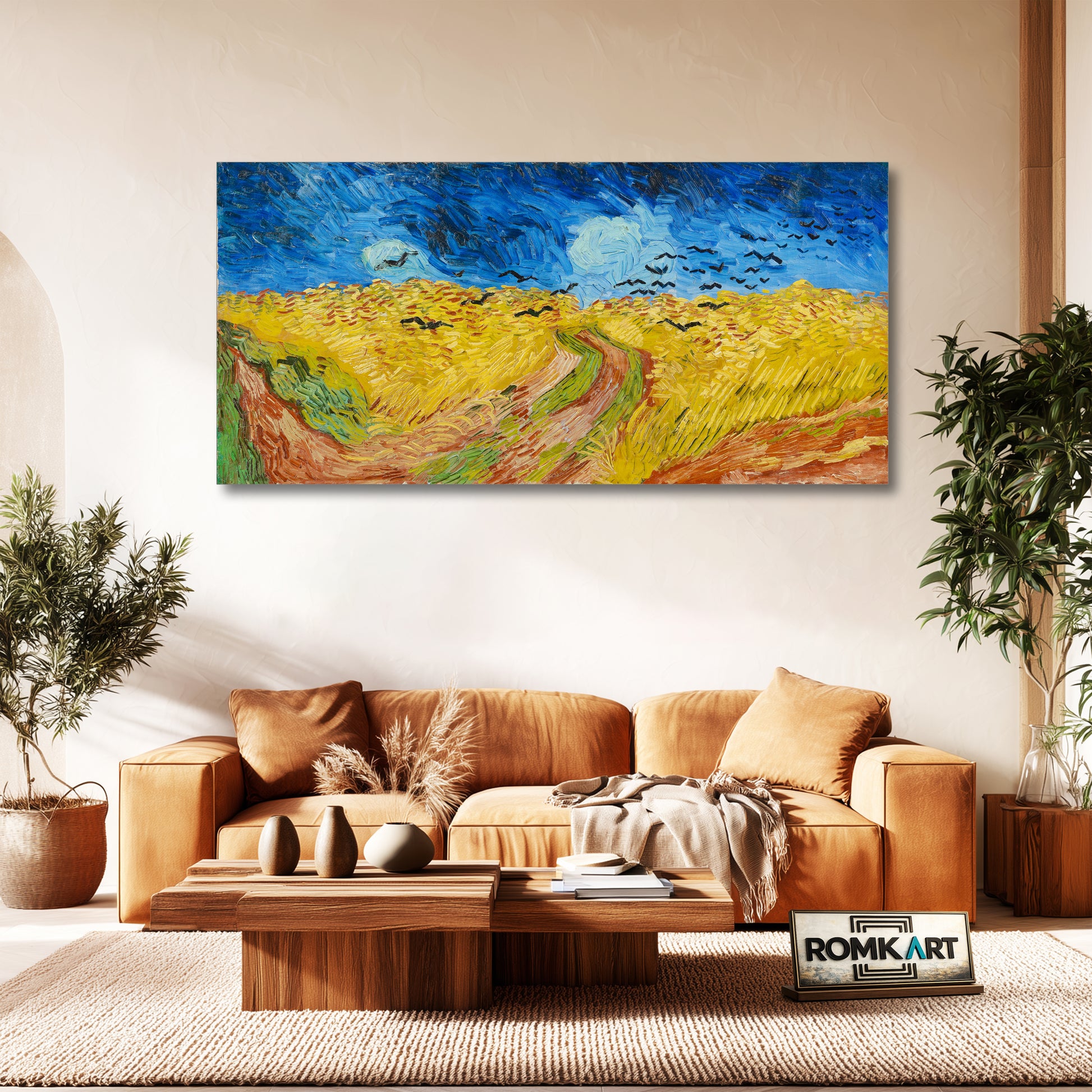 Vincent Van Gogh Wheatfield With Crows 1890 – Reproduction