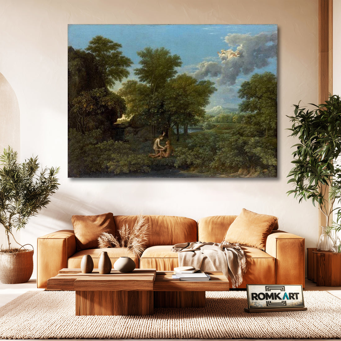 Nicolas Poussin Spring 1664 The Earthly Paradise – Reproduction