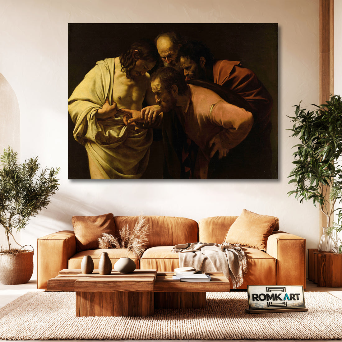 Caravaggio The Incredulity Of Saint Thomas – Reproduction