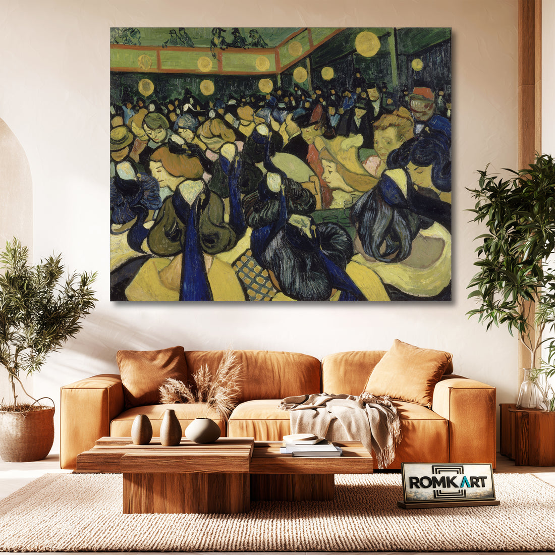 Vincent Van Gogh The Dance Hall In Arles 1888 – Reproduction