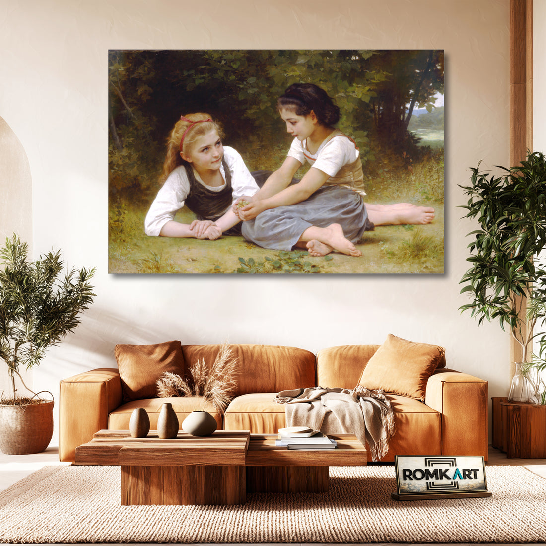 William Adolphe Bouguereau The Hazelnuts The Nut Gatherers 1882 – Reproduction